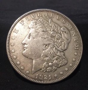 Morgan 1921 Silver Dollar Coin Us Collectable, Clear Defined Lines - Picture 1 of 4