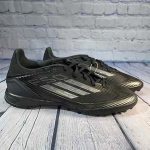 Adidas F50 League TF Turf Darkspark Pack Triple Black Gold IF1337 Mens Size - Picture 1 of 8