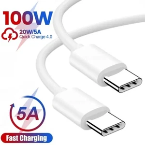 3/6FT Type C to Type C Fast Charger Charging Cord PD Cable For Samsung Android - Picture 1 of 16