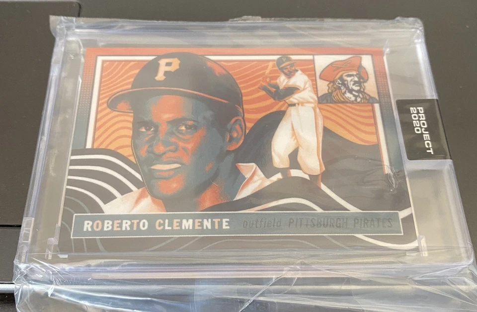 Topps Project 2020 Roberto Clemente #103 by Matt Taylor BOX IN HAND 1955 HOF - Image 1 of 2