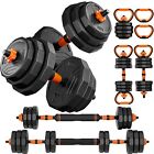 Tyrsen Adjustable Weight Dumbbell Set, 44Lbs Free Wight Set With Upgraded Nut...