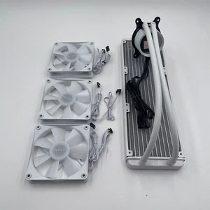 NZXT Kraken 360 RGB 360mm AIO CPU Flüssigkeitskühler RL-KR360-W1 weiß - LESEN - Bild 1 von 6