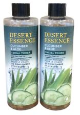 2 Pack Desert Essence Cucumber & Aloe Facial Toner W/ Tea Tree Oil 6fl Oz(L3)