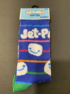 Jet Puffed Print Novelty Crew Socks Men’s Size 6-12 Brand New - Picture 1 of 2