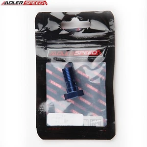 ADLERSPEED Banjo Bolts M10 x 1.25 Banjo Bolts Brake Fuel Line Fitting Blue US - Picture 1 of 5
