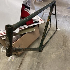 Antique Hopper Clubman 531 Bicycle Bike  Frame England UK W Badge Columbia - Picture 1 of 12