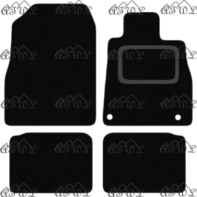 CONJUNTO DE TAPETES DE ASSOALHO PRETO SOB MEDIDA PARA NISSAN MICRA 2017 & EM DIANTE - Imagem 1 de 4