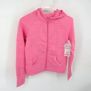 90 Degree By Reflex Girls Large 12 Pink Zip Up Hoodie NWT $58 - Picture 1 of 4