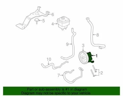 Bomba de dirección asistida Ford E-350 Super Duty 2011-2019 OEM NUEVA BC2Z-3A696-A Foto 1 de 1