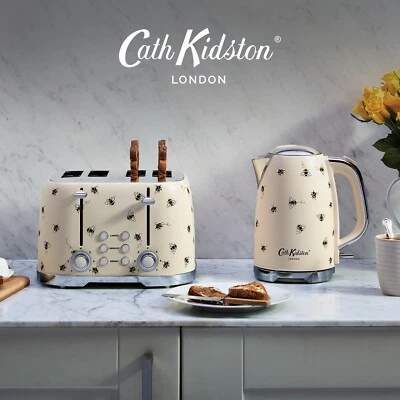 Cath Kidston Kettle and  Toaster Set 1.7L Electric Jug Kettle & 4 Slice Toaster - Image 1 of 4