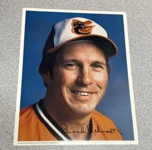 Vintage Brooks Robinson 8x10 Baltimore Orioles Camden Yards Crown Petroleum - Picture 1 of 3