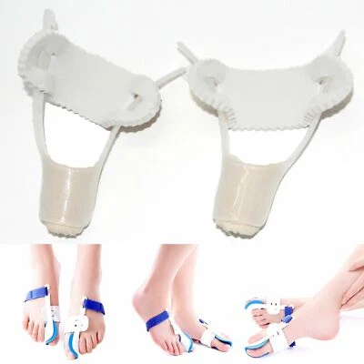 UK FAST Hallux Valgus 1Pair Big Toe Bunion Straightener Night Splint Pain Relief - Image 1 of 4