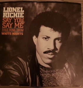 LIONEL RICHIE ~Say You, Say Me 45rpm 1985 jukebox - Picture 1 of 11