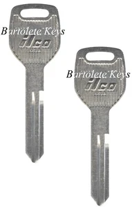 2 Car Key Blank For 2000 2001 2002 2003 2004 Subaru Baja Forester Legacy Outback - Picture 1 of 7