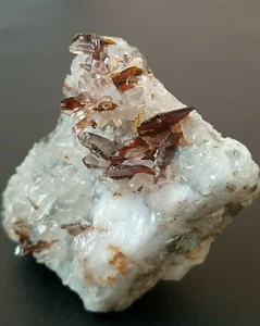 Brookite With Quartz From Balochistan,Pakistan. - Picture 1 of 4