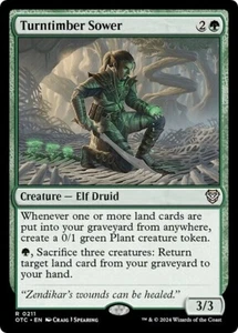 TURNTIMBER SOWER mtg NM-M Commander Outlaws of Thunder Junction Rare - Picture 1 of 1