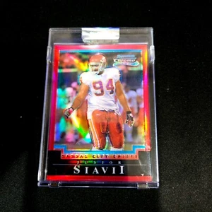 2004 Bowman Chrome Uncirculated Red Refractor /210 Junior Siavii #139 Rookie - Picture 1 of 3