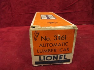 ORIGINAL  EMPTY BOX FOR LIONEL 3461 LUMBER CAR  POSTWAR - NO RESERVE~lot 19 - Picture 1 of 14