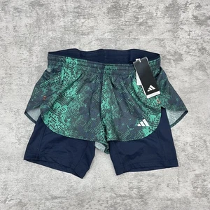 Pantalones Cortos Adidas Para Mujer Pro Trail Running Compresión Verde UK XS - Imagen 1 de 7