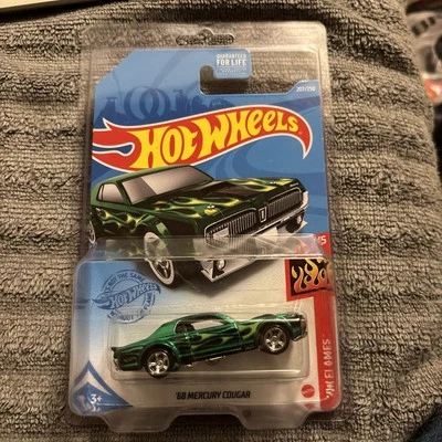 Hot Wheels 2021 SUPER Treasure Hunt '68 MERCURY COUGAR Green NEW in BLISTER !!! - Image 1 of 4