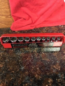 Mac Tools 10 piezas 1/4" SAE Juego de enchufes cromados 6pt 3/16" - 9/16" EE. UU. - Imagen 1 de 4