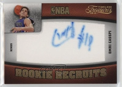 2009-10 Timeless Treasures Recruits Gold /10 Omri Casspi #121 Rookie Auto RC - Image 1 of 2