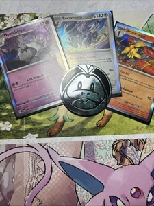 Pokémon TCG- REVAVROOM/ARMAROUGE/HOUNDSTONE Foil Cards + Coin! - Picture 1 of 6