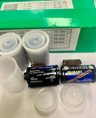 FILMART 35mm Print Film- Four Pro Pks of 5 rolls- 100 ISO- 12 Exp.- Exp. 1995 - Image 1 of 4