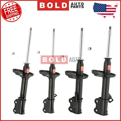 Juego de puntales delanteros y traseros KYB Excel-G OEM para Toyota Corolla 1984-1988 tracción delantera Foto 1 de 4