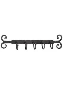 Barra para fijación a pared con 5 ganchos - Imagen 1 de 6