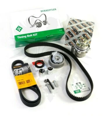 Kit de correa de distribución VW Audi Deluxe 2.0T FSI GTI Jetta Passat Eos TT A3 CDMA BPY Foto 1 de 4