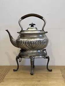 Antique Edwardian Atkin Brothers Silver Plate Kettle on Stand - 1831 - Picture 1 of 7