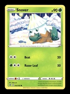 Pokemon Rebel Clash SNOVER 012/192 - Picture 1 of 1