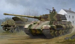 Hobby Boss 84531 Pz.Kpfw.VI Sd.Kfz.182 Tiger II Henschel m Zimmerit 1:35 Bausatz - Bild 1 von 2