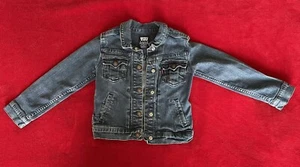 Levi's Girl's Snap on Buttons Blue Collared Denim Jacket Size: 6 - Picture 1 of 9