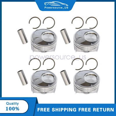 Kit de pistão 4X compatível com Kia Soul Forte Forte5 2.0L 2014 2015 2016 2017 2018 - Imagem 1 de 4