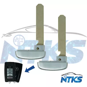 2 New Emergency Key Insert Uncut Blade HO01 Replacement for Acura (Lot 02) - Picture 1 of 4