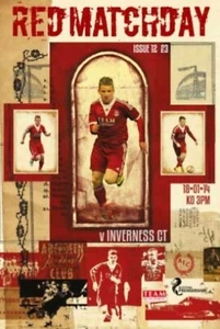 Aberdeen v Inverness CT 13/14 programme - Picture 1 of 1