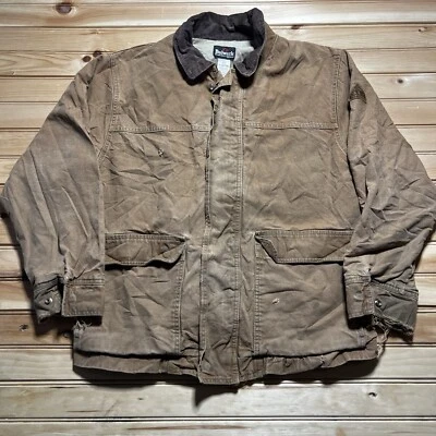 Bulwark Excel FR Jacket Mens Large Brown Duck Comfort Touch Flame Resistant - Image 1 of 4