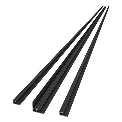 Aluminium Profil 210cm Eckprofil mit Kantenprofil für 3mm Aluverbundplatte