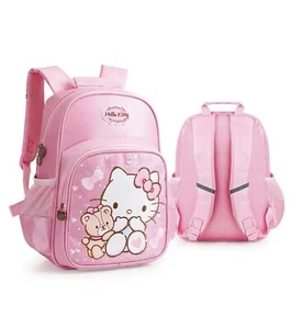 Hello kitty backpack pink For School Size 16”x13”x5” - Picture 1 of 16