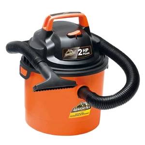 2.5 Gallon Portable Wall Mountable Wet/Dry Utility Vaccum, Orange - Picture 1 of 12