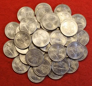 2013-P Fort McHenry National Monument Quarters 40 Coin roll Circulated - Picture 1 of 5