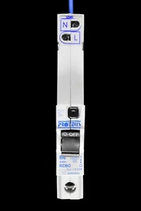 PROTEUS 6 AMP CURVE B 4,5kA 30mA RCBO TYP AC 6MBRSPAC - Bild 1 von 6