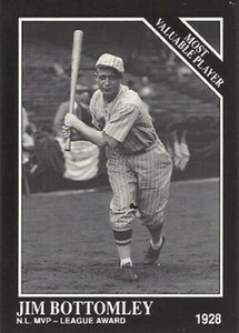 1991 Conlon TSN #302 Jim Bottomley St. Louis Cardinals HOF