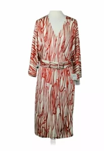 Moschino Cheap And Chick NWT Dress IT 46 Abstract Print Dolman Sleeve Belted - Picture 1 of 12