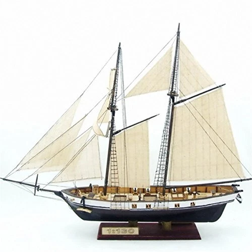 Holzschiff Modelle DIY Schiffsmodell Kit Schiffbausatz Segelschiff Modellbausatz - Bild 1 von 4