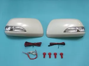 LED Side Mirror Cover W/Signal Light For '2008-'2013 TOYOTA HIGHLANDER Unpainted - Imagen 1 de 3