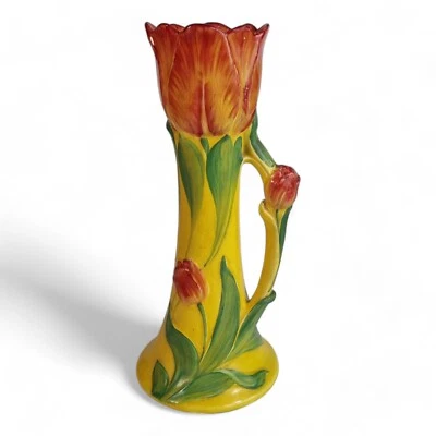 Vintage Jug Bishop and Stonier Tulip Vase 1930's Pitcher Stunning - Image 1 of 4