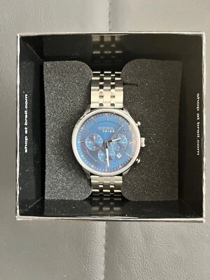 Orologio Uomo BREIL Tribe CLASSY EW0499 Chrono Acciaio Blu - Immagine 1 di 4